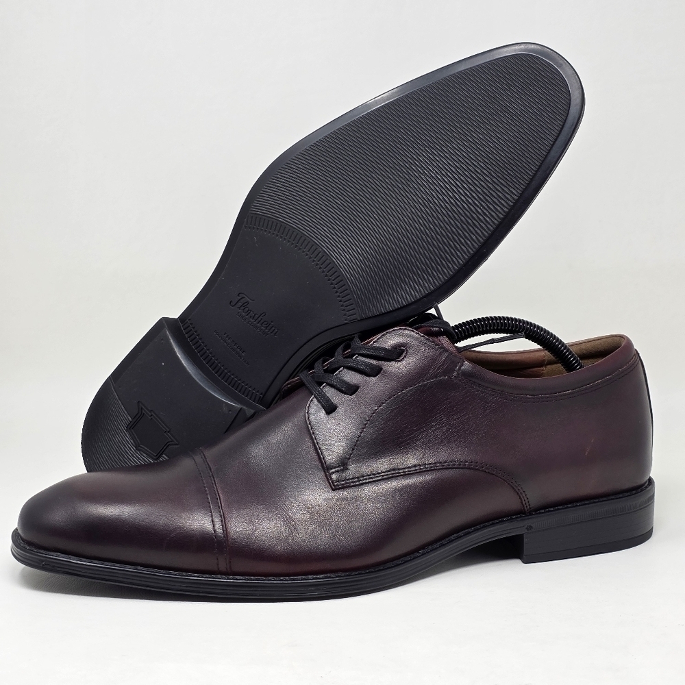 Florsheim Jackson Cap OX Burgundy 11002-601 Dress Shoes Men’s Size‎ 10.5 M